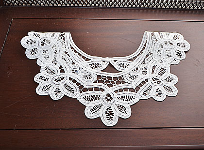 Battenburg Lace collar. Style 416.